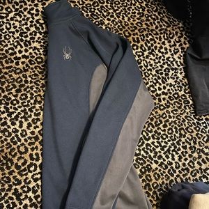 Spyder waffle half zip